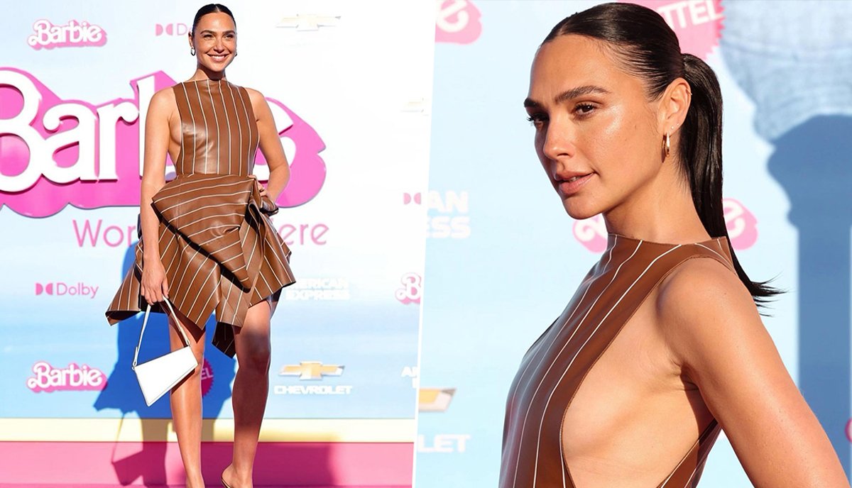 Gal Gadot's Side B**bs Seen During Barbie Premiere in Los Angeles!!! Know about this attractive dress of hers